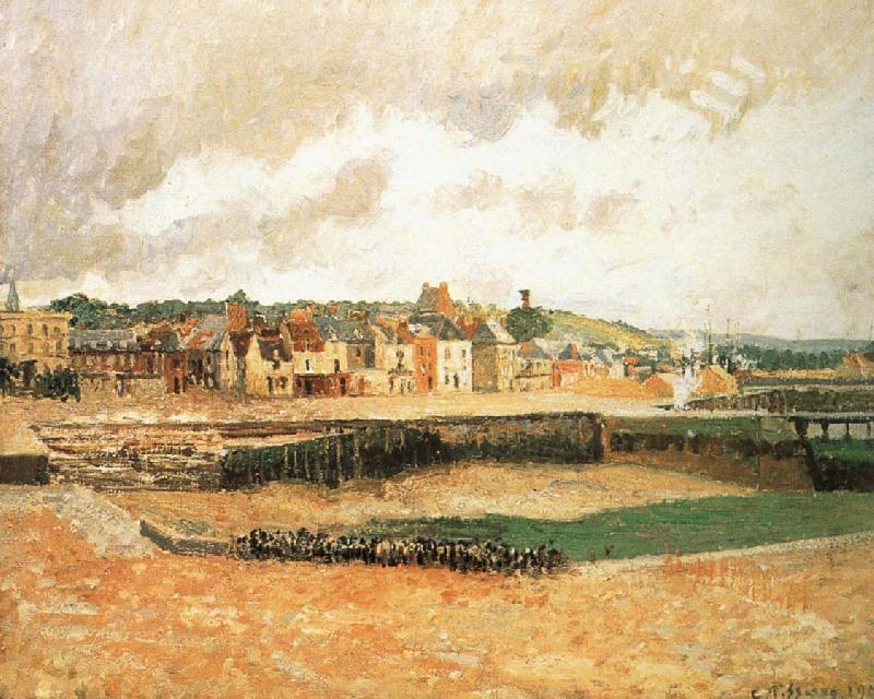 Camille Pissarro Fishing port oil painting image